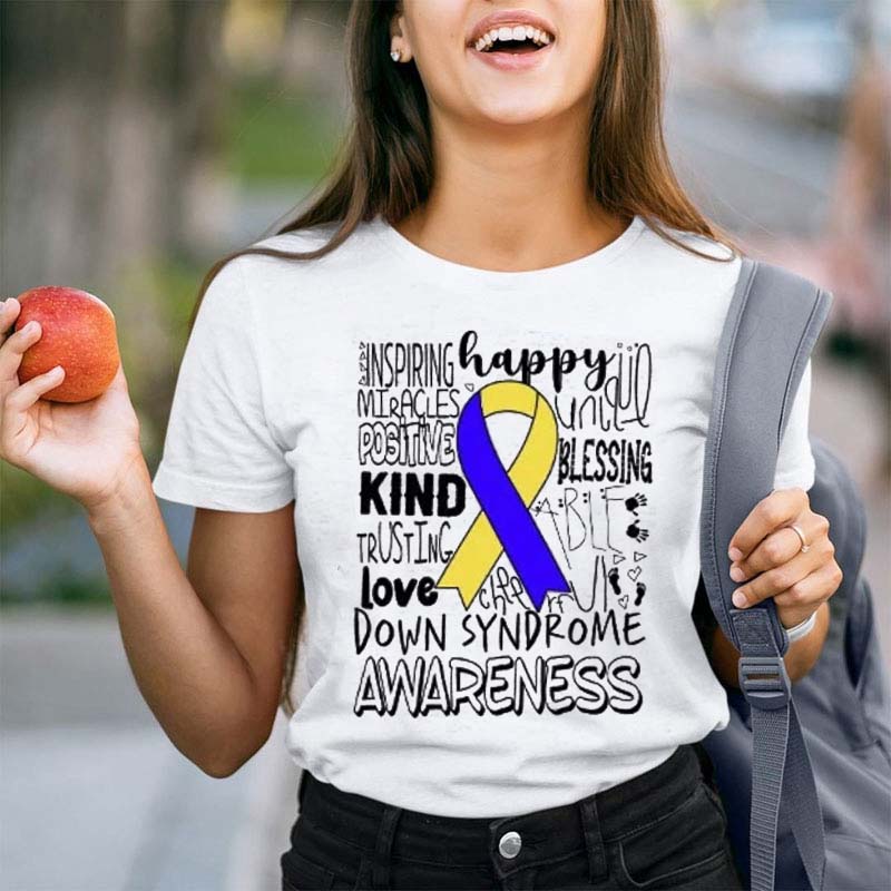 Happy Kind Love Awareness Teacher T-Shirt