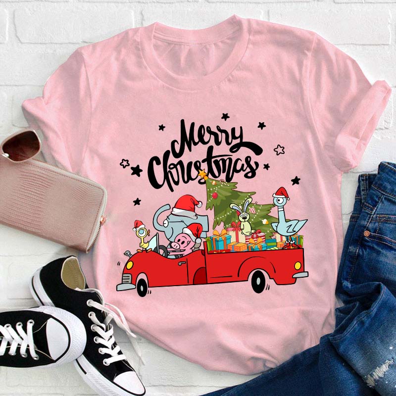Merry Christmas Have A Nice Christmas Teacher T-Shirt