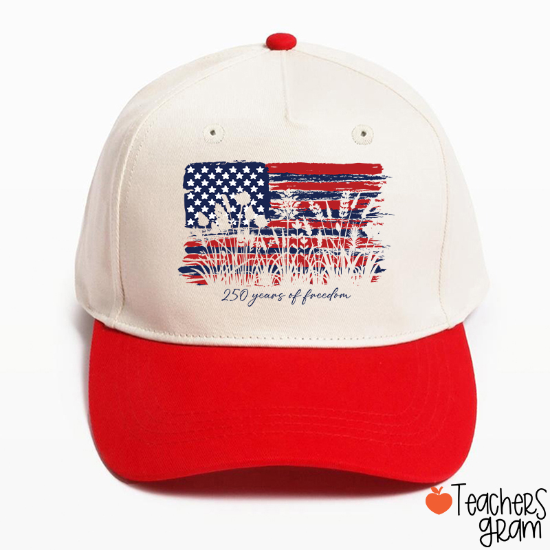 Land Of The Free Home Of The Brave Teacher Baseball Cap