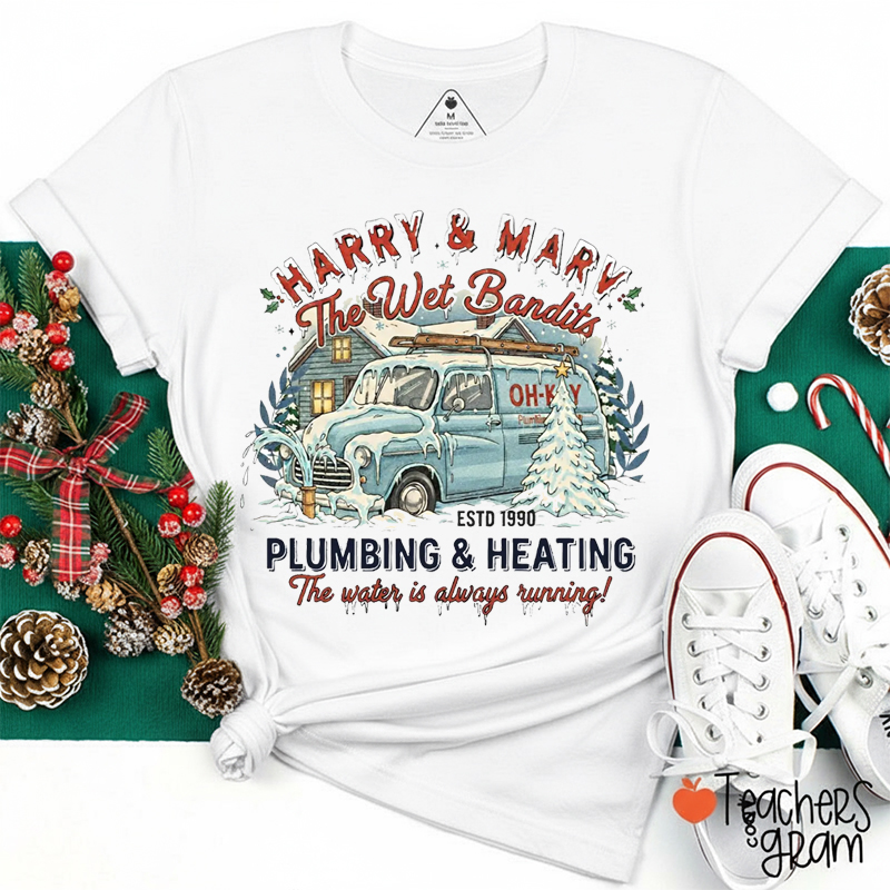 The Wet Bandits Teacher T-Shirt