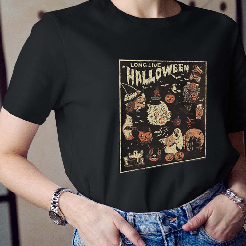 Long Live Halloween Teacher T-Shirt