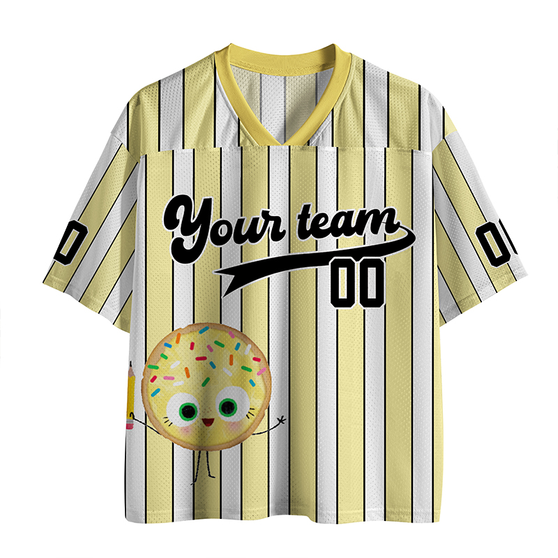 Personalized Team Name Cute Cookies Teacher Mesh Jersey