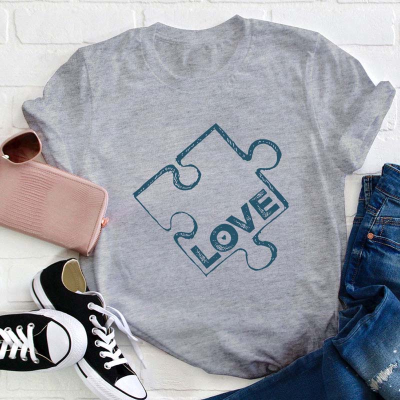 Love Autism Teacher T-Shirt