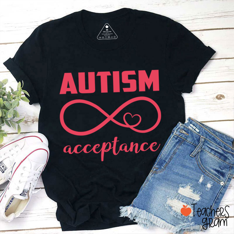 Autism Acceptance Teacher T-Shirt