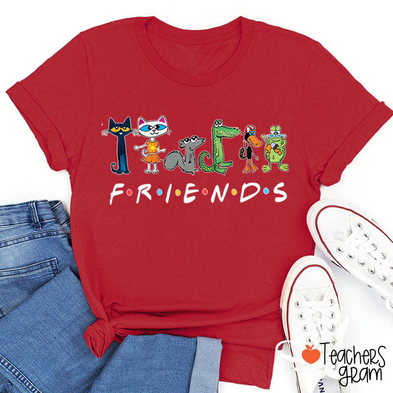 Friends Of The Cat Teacher T-Shirt