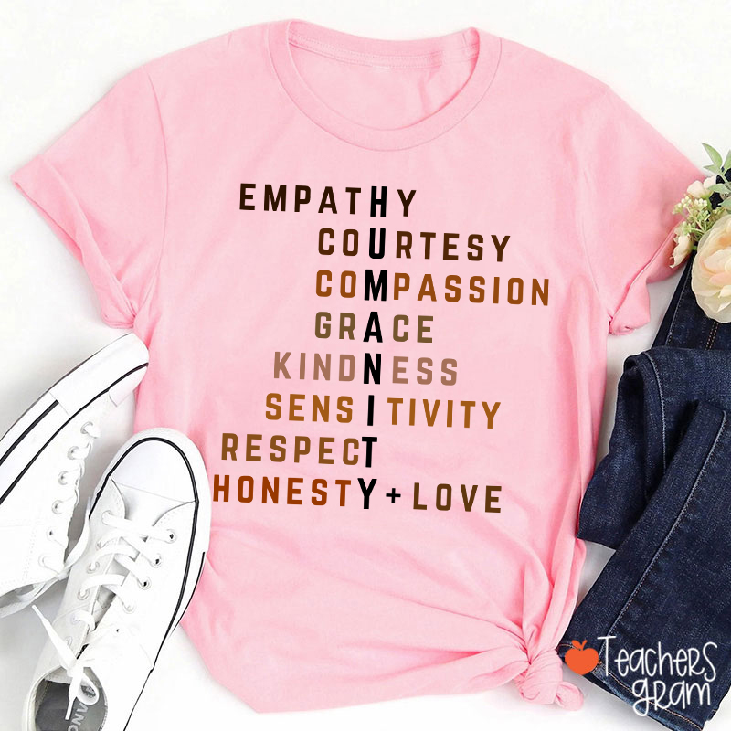 Humanity Crossword Teacher T-Shirt