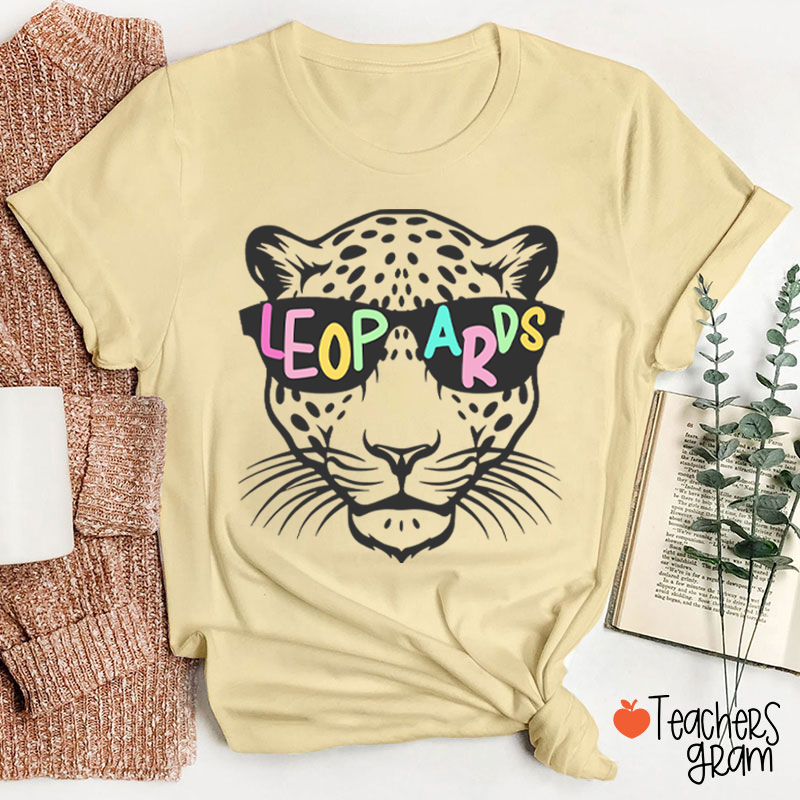 Personalized Sunglasses Mascot Teacher T-Shirt