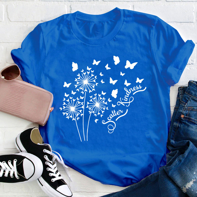 Scatter Kindness Teacher T-Shirt