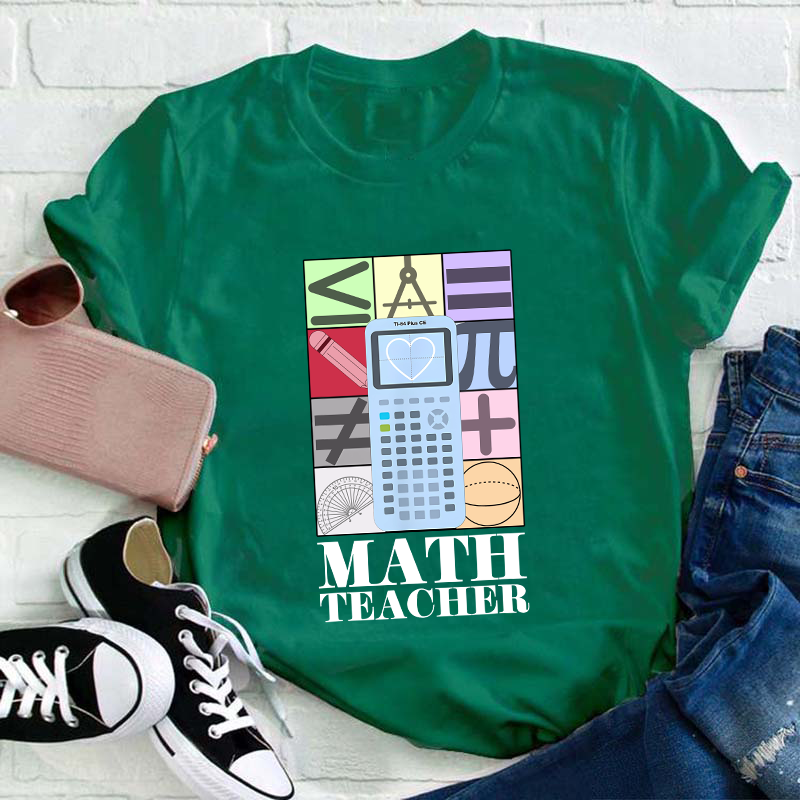 Calculator Math Teacher T-Shirt