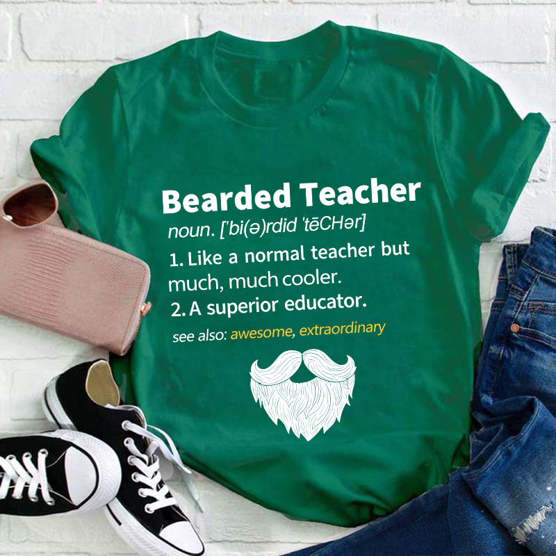 Bearded Teacher T-Shirt