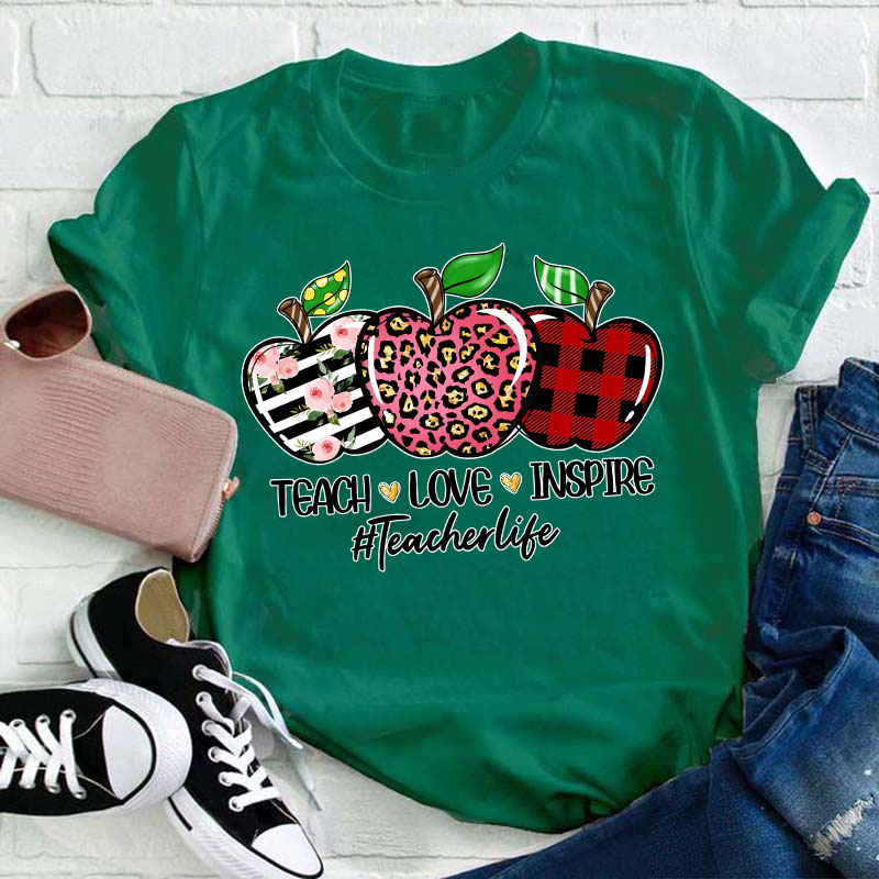 Teach Love Inspire Teacher T-Shirt