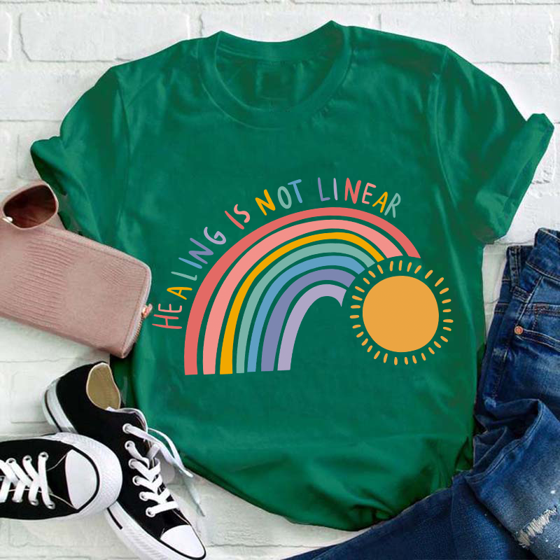 Healing Is Not Linear Teacher T-Shirt