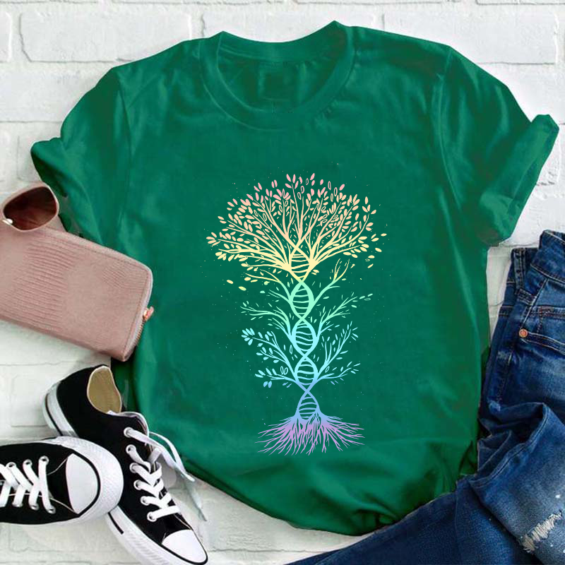 DNA Tree Of Life Teacher T-Shirt