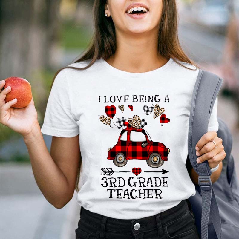 Personalized I Love Being A Teacher T-Shirt