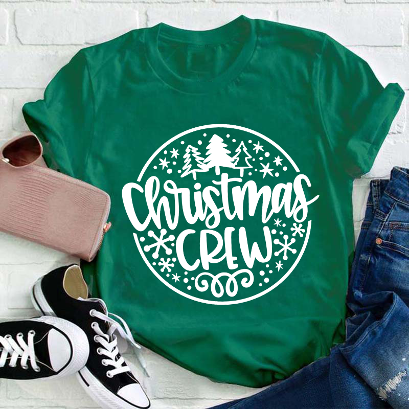 Christmas Crew Teacher T-Shirt