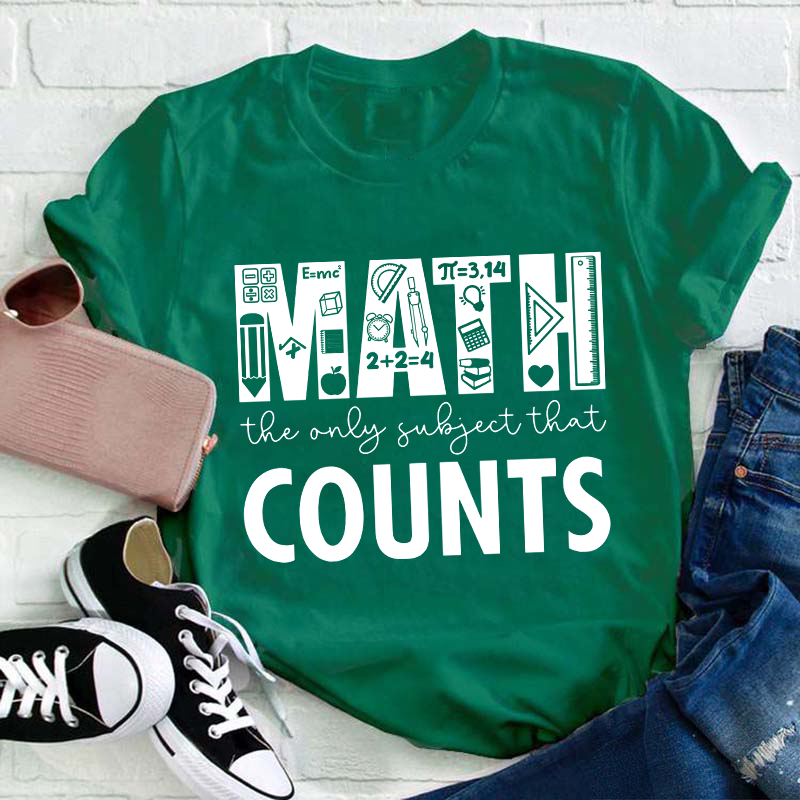 Math Counts Teacher T-Shirt
