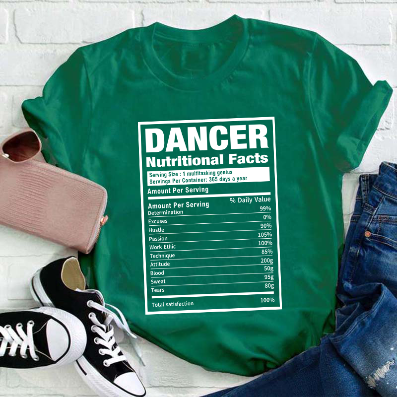 Dancer Nutrition Teacher T-Shirt