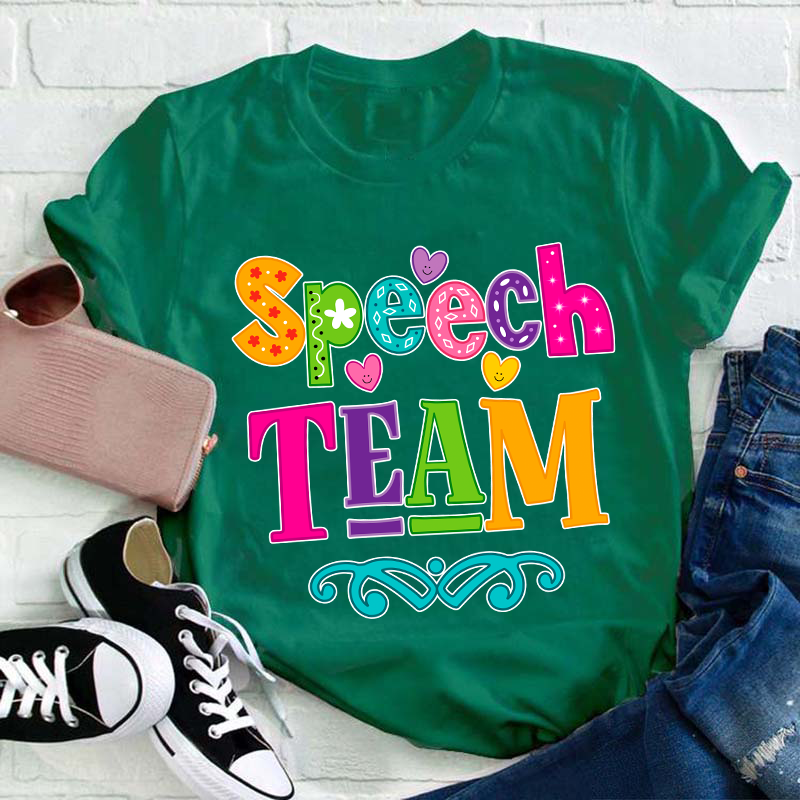 Speech Team Teacher T-Shirt