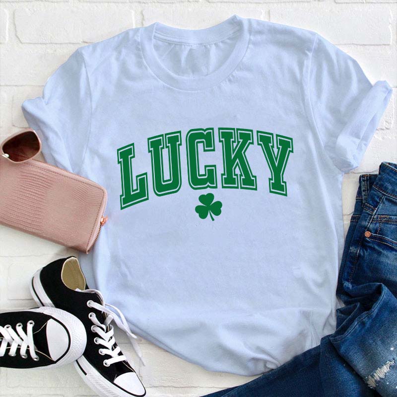 Lucky Shamrock Teacher T-Shirt