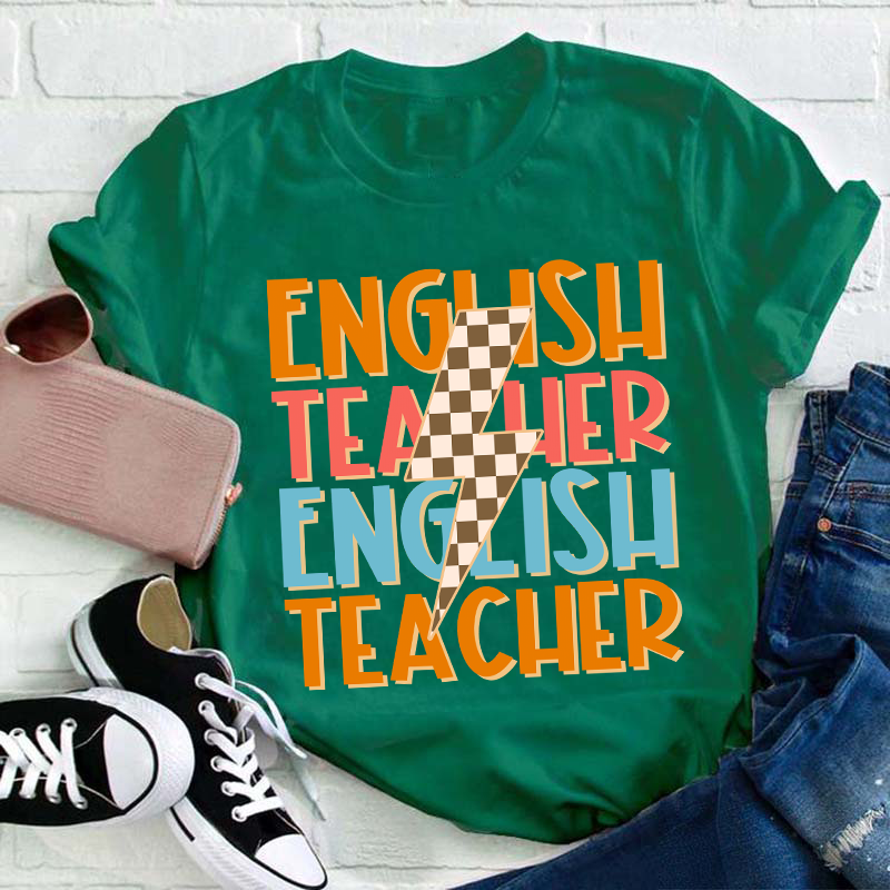 Lightning English Teacher T-Shirt