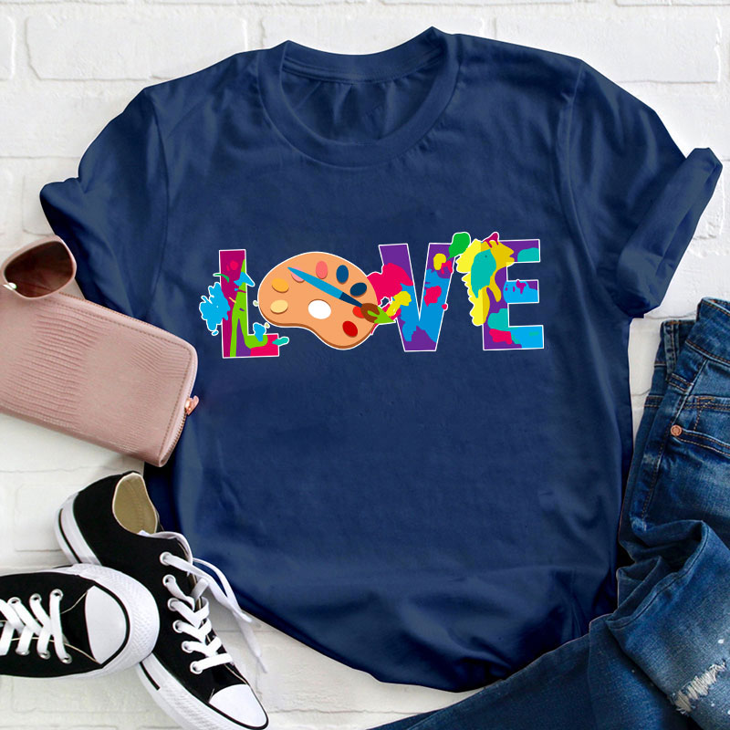 Love Art Teacher T-Shirt