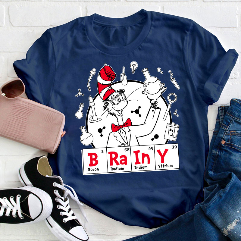 Brainy Chemistry Teacher T-Shirt