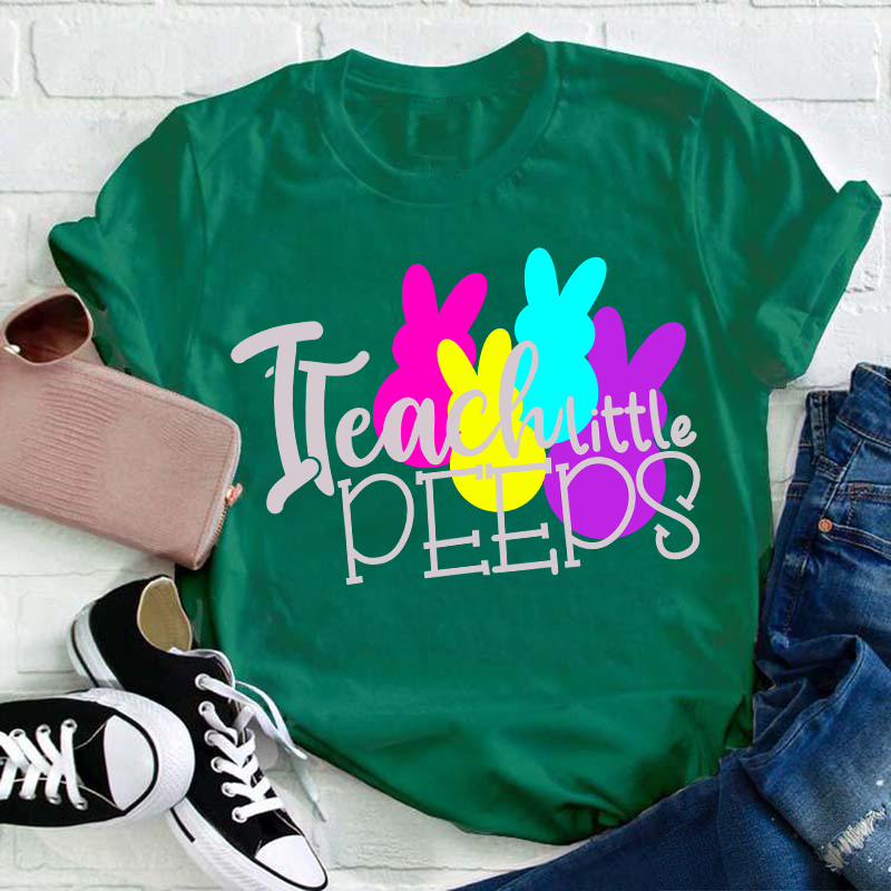 Hip Hop I Teach Little Peeps Teacher T-Shirt