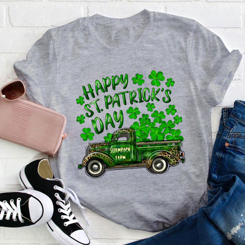 Happy St Patrick's Day Teacher T-Shirt
