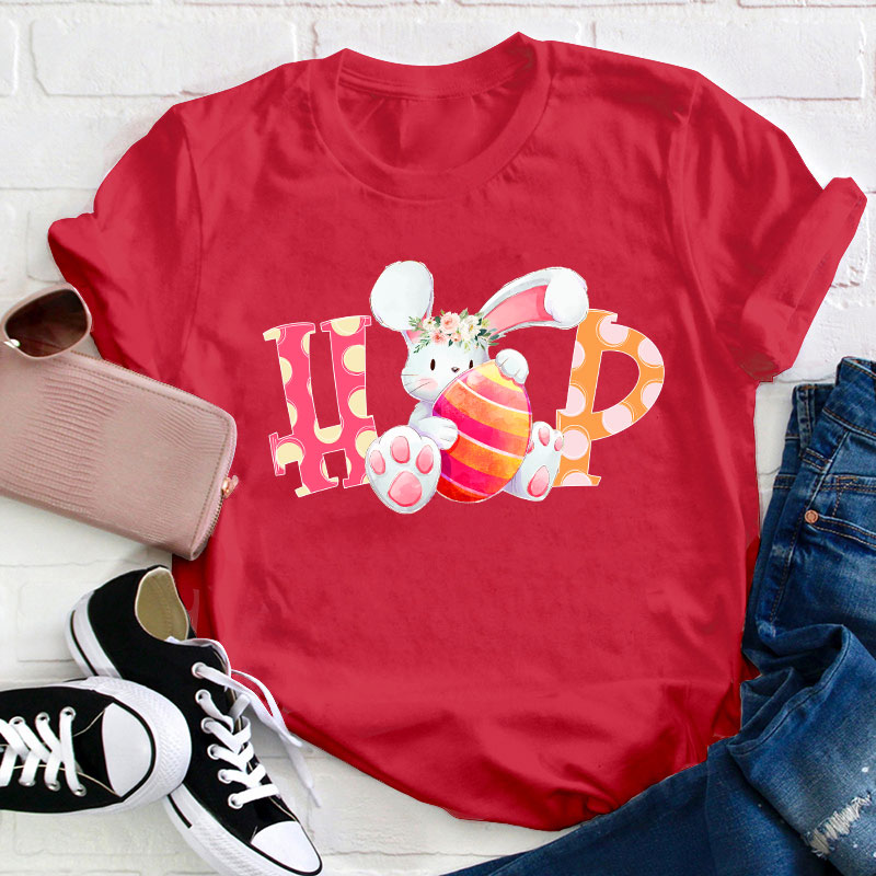 Hip Hop Bunny Teacher T-Shirt