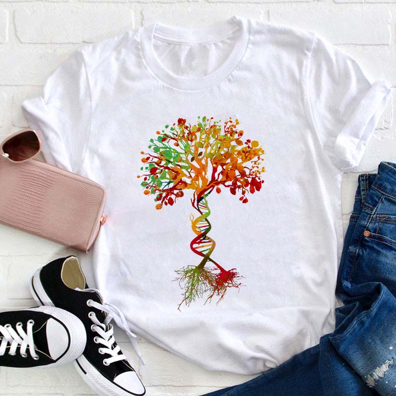 DNA Trees Teacher T-Shirt