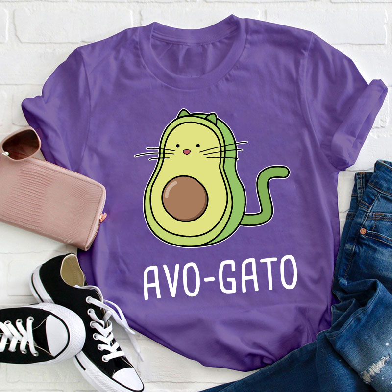Avo-Gato Cute Spanish Teacher T-Shirt