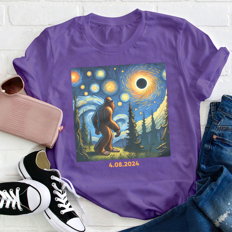 I Saw The Total Solar Eclipse Teacher T-Shirt