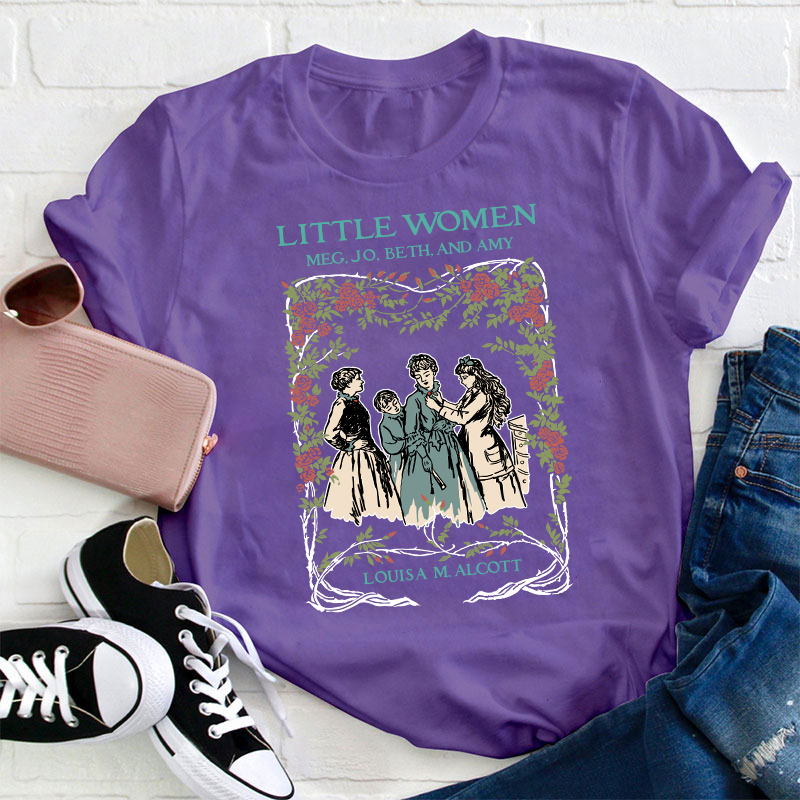 The Cover Of Little Women Teacher T-Shirt