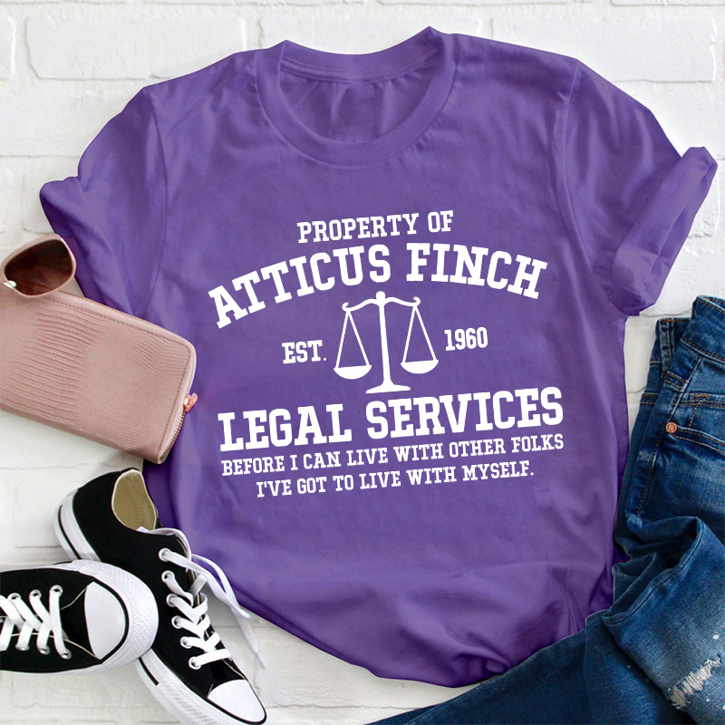Property Of Atticus Finch Teacher T-Shirt