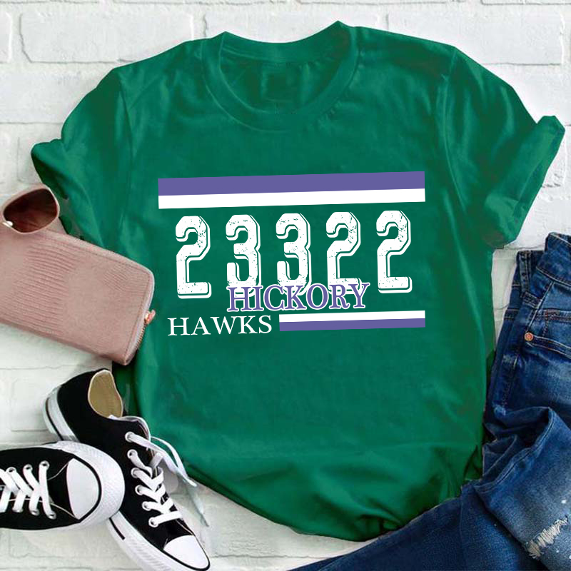 Personalized Zip Code School Teacher T-Shirt