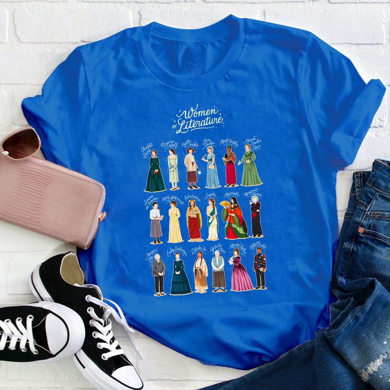 Women Of Literature Teacher T-Shirt