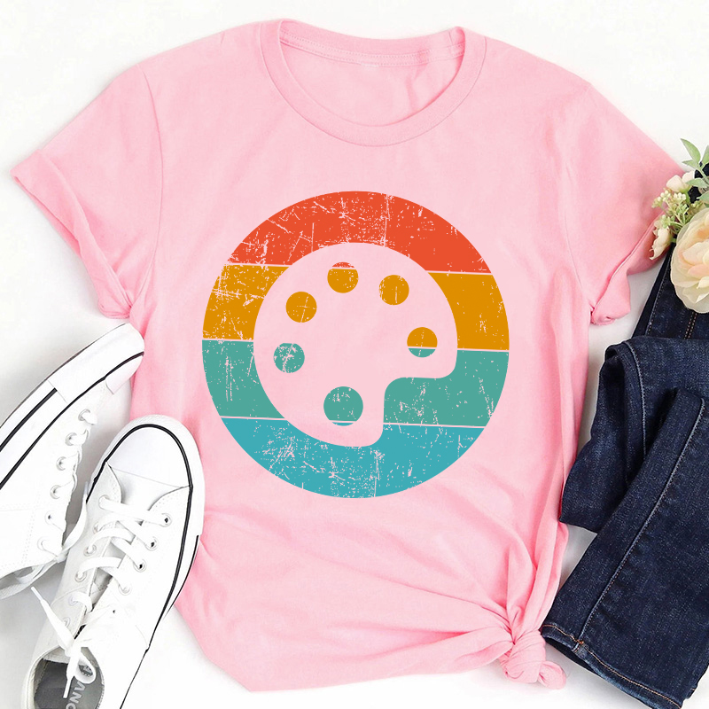 Paint Palette Art Teacher T-Shirt