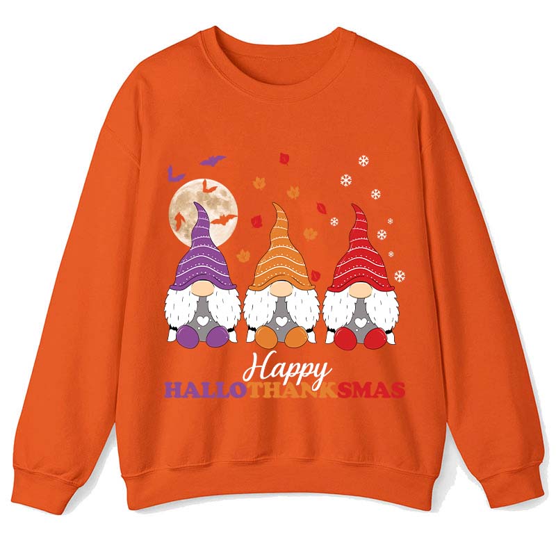 Happy Hallothanksmas Teacher Sweatshirt
