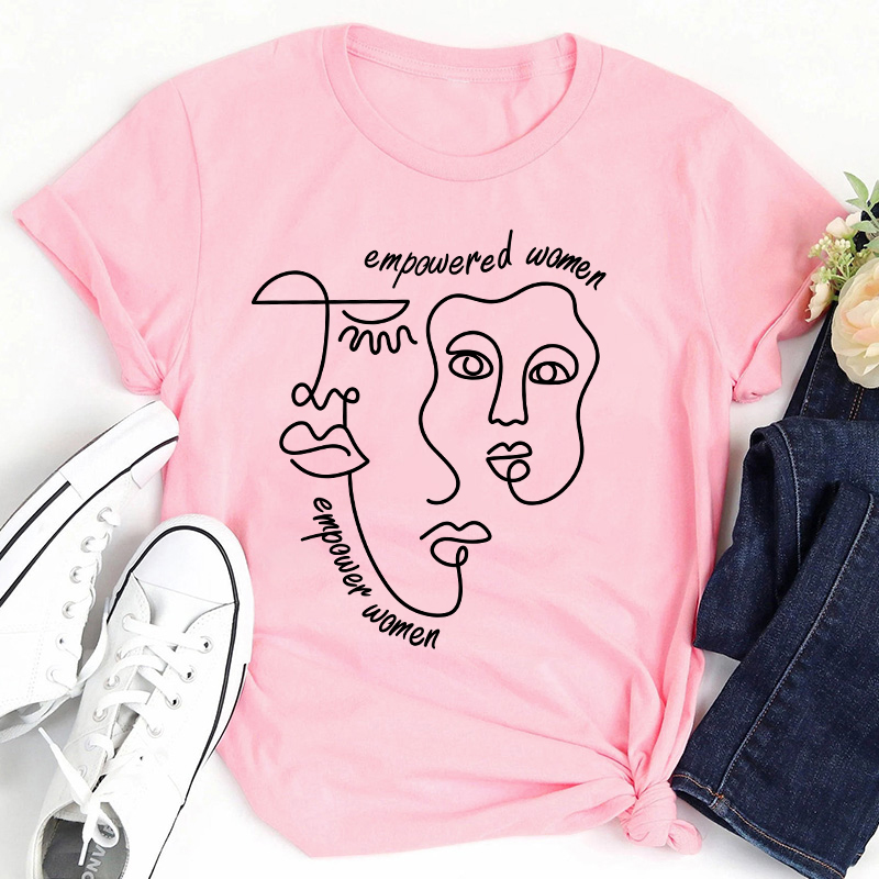 Empowered Women Empower Women Art Teacher T-Shirt