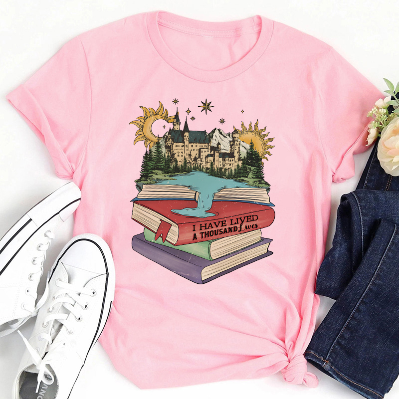 I Have Lived A Thousand Lives Teacher T-Shirt