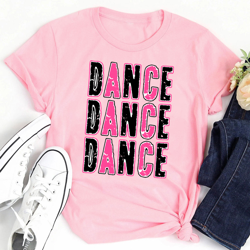 Dance Hot Pink Teacher T-Shirt