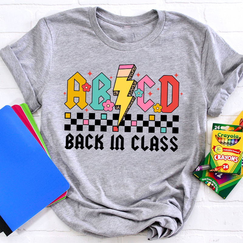 ABCD Back In Class Teacher T-Shirt