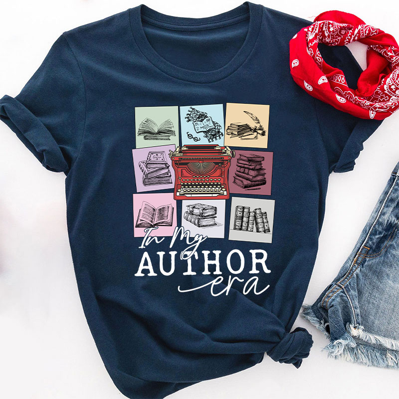 In My Author Era Teacher T-Shirt