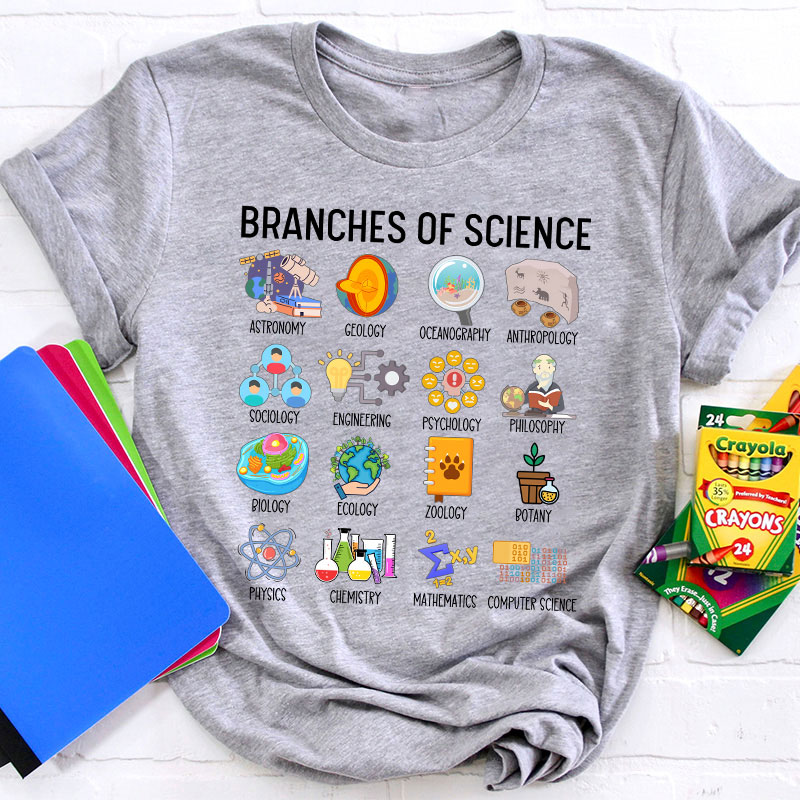 Branches Of Science Teacher T-Shirt