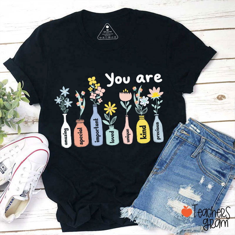 You Are Important Motivational Teacher T-Shirt