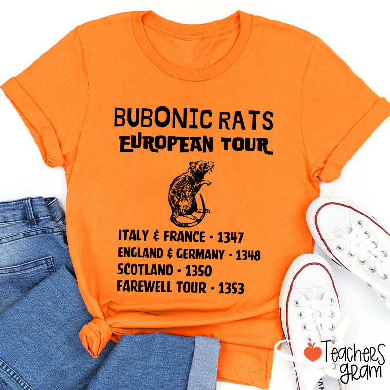 Bubonic Rats History Teacher T-Shirt