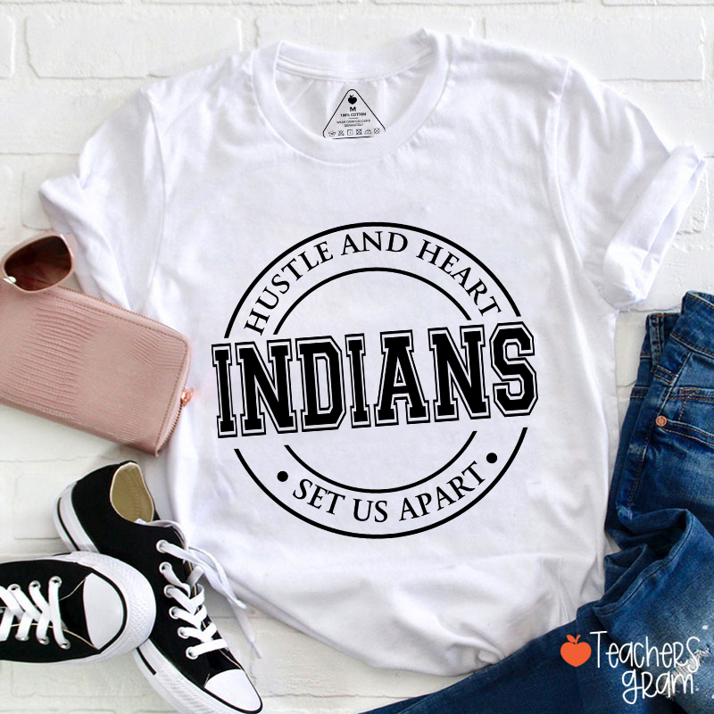 Personalized Mascot And Slogan Game Day Teacher T-Shirt