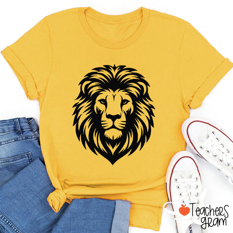 Personalized Mascot Silhouette School Spirit Teacher T-Shirt