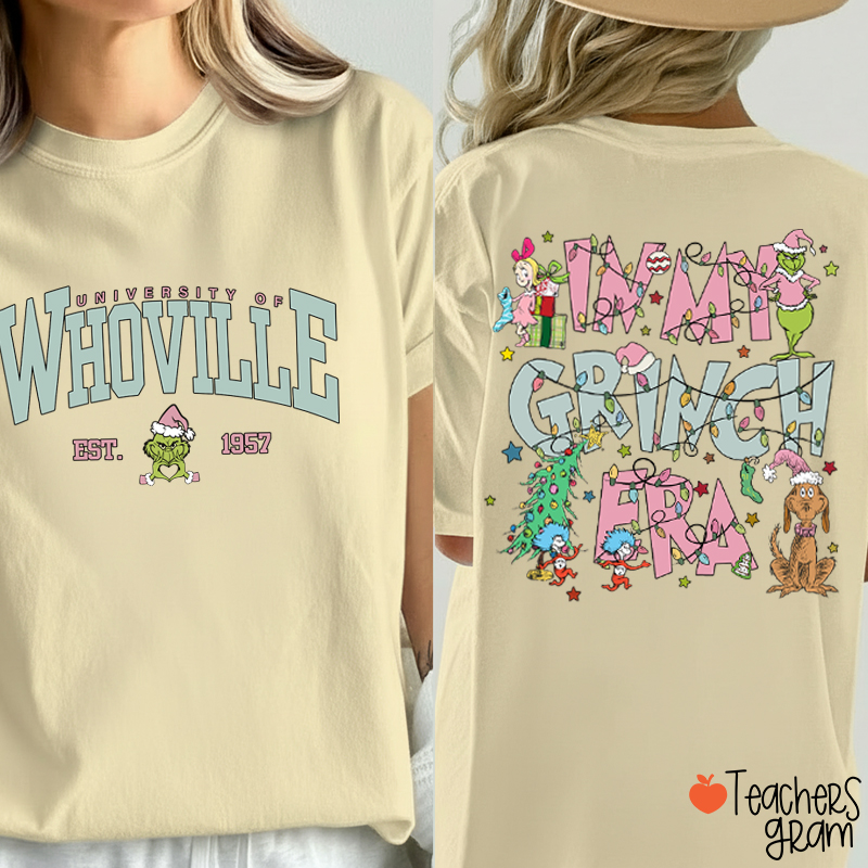 In My Mean Guy Era Teacher Two Sided T-Shirt