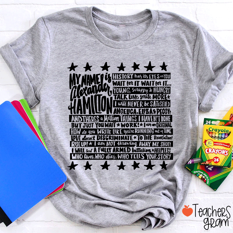 My Name Is Famous Theater Teacher T-Shirt